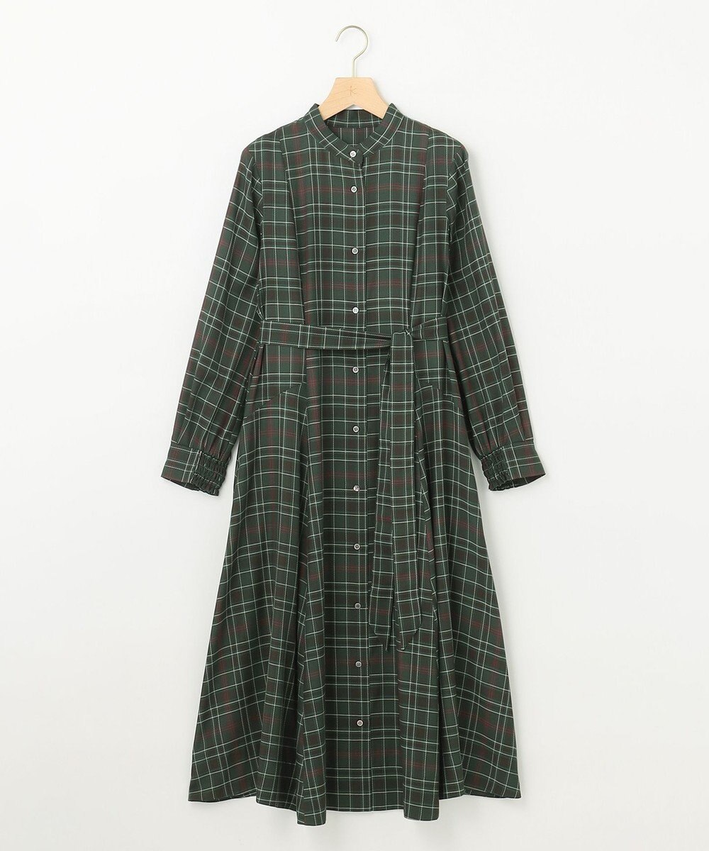 組曲 L シアーツイルチェック ワンピース 