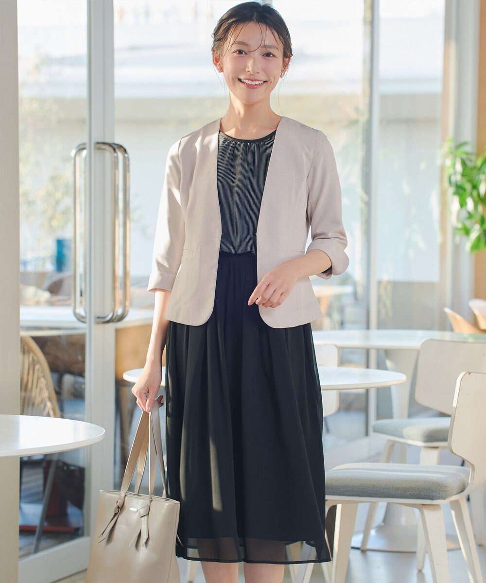 Tiaclasse L カラーレスサマージャケット 