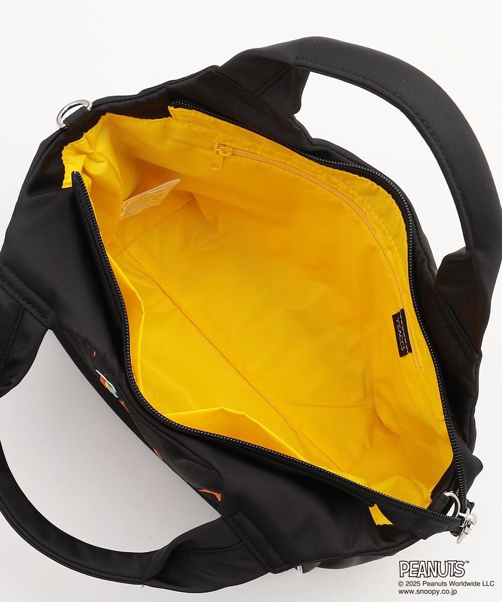 Y'SACCS SNOOPYデザイン サイドギャザー2wayトート　Sサイズ(レインボー） 