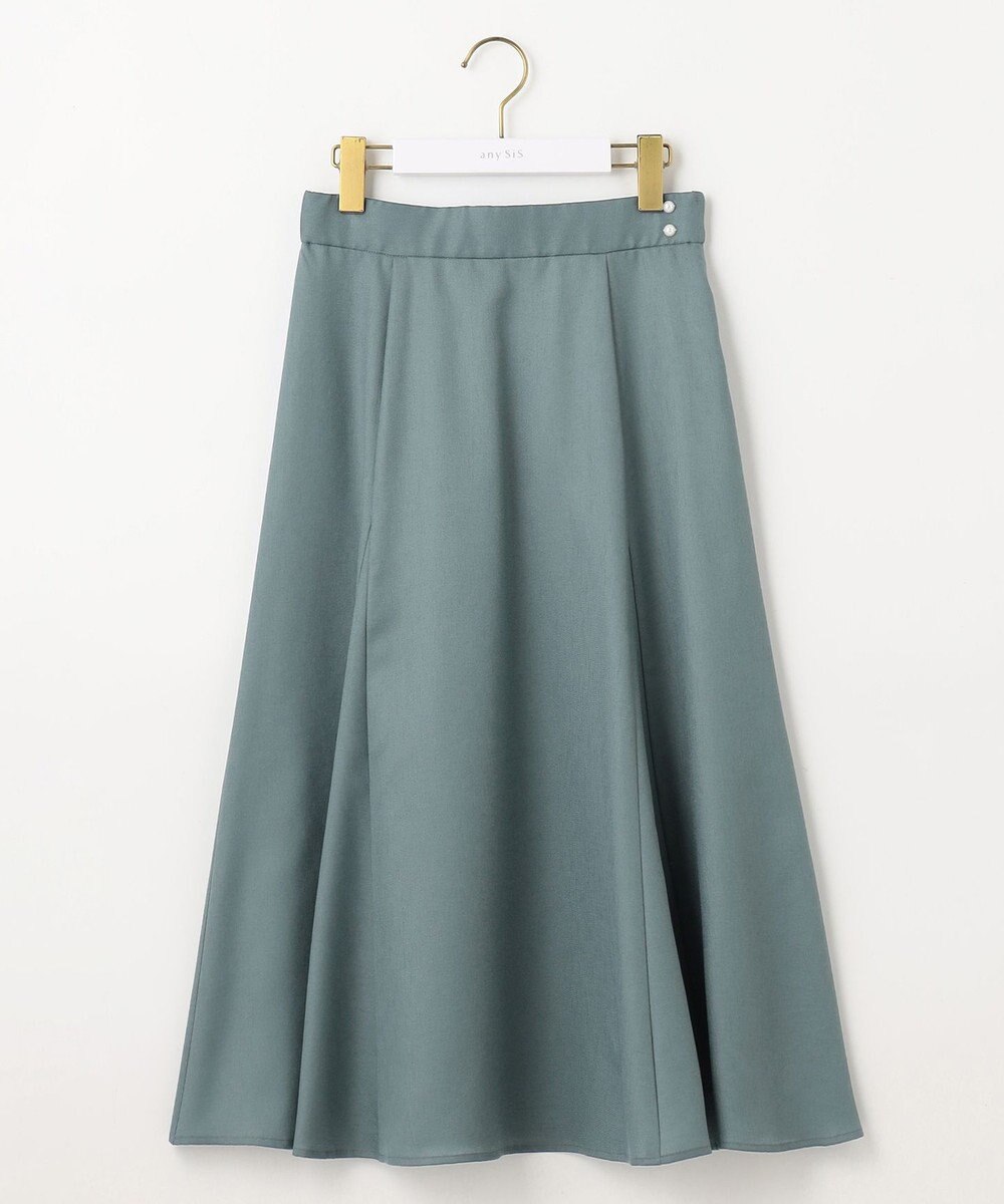 ANY SIS 【速乾・接触冷感】スムージーポリエステル フレアスカート 