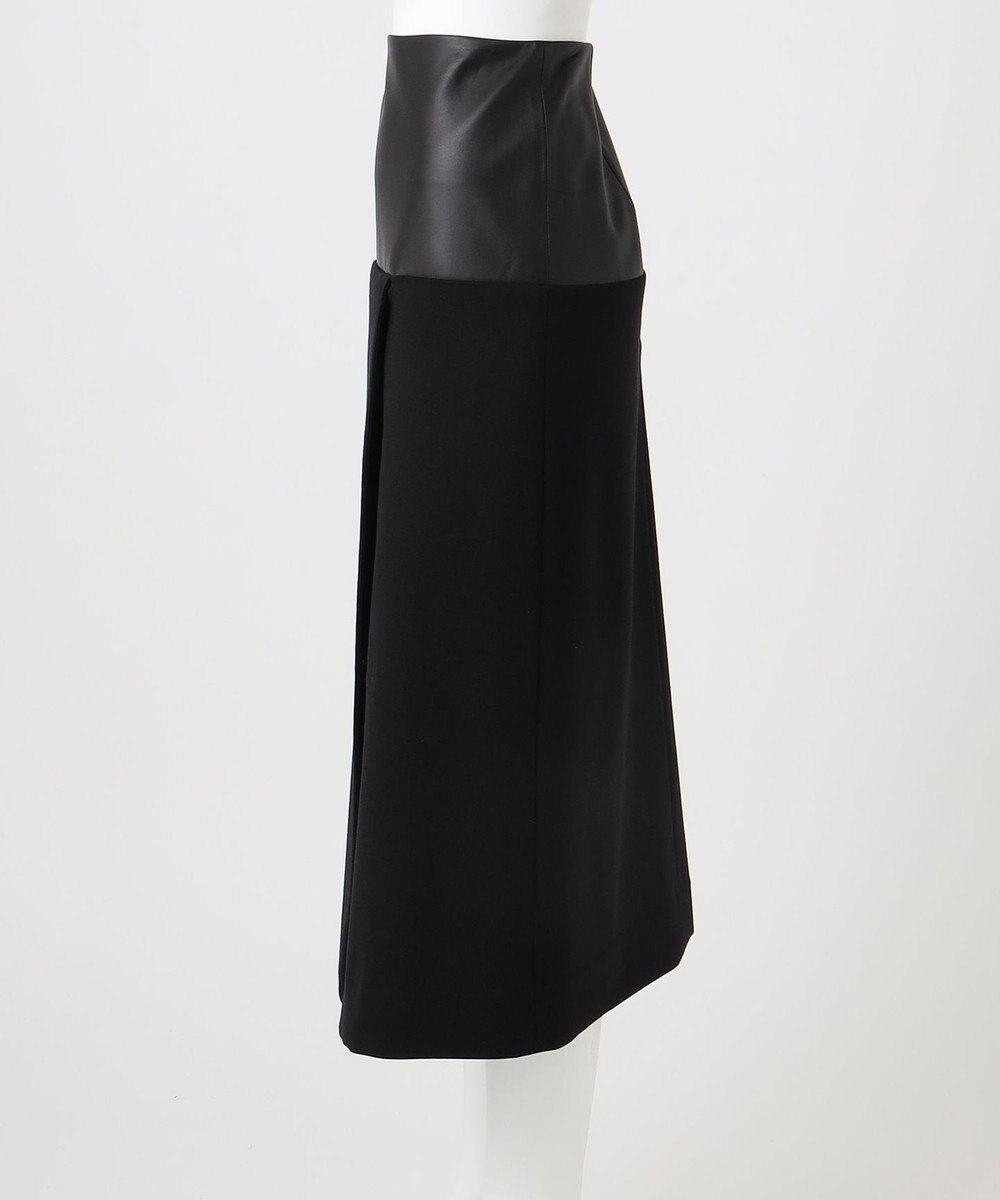 23区 【エステータ】レザードッキング スカート 