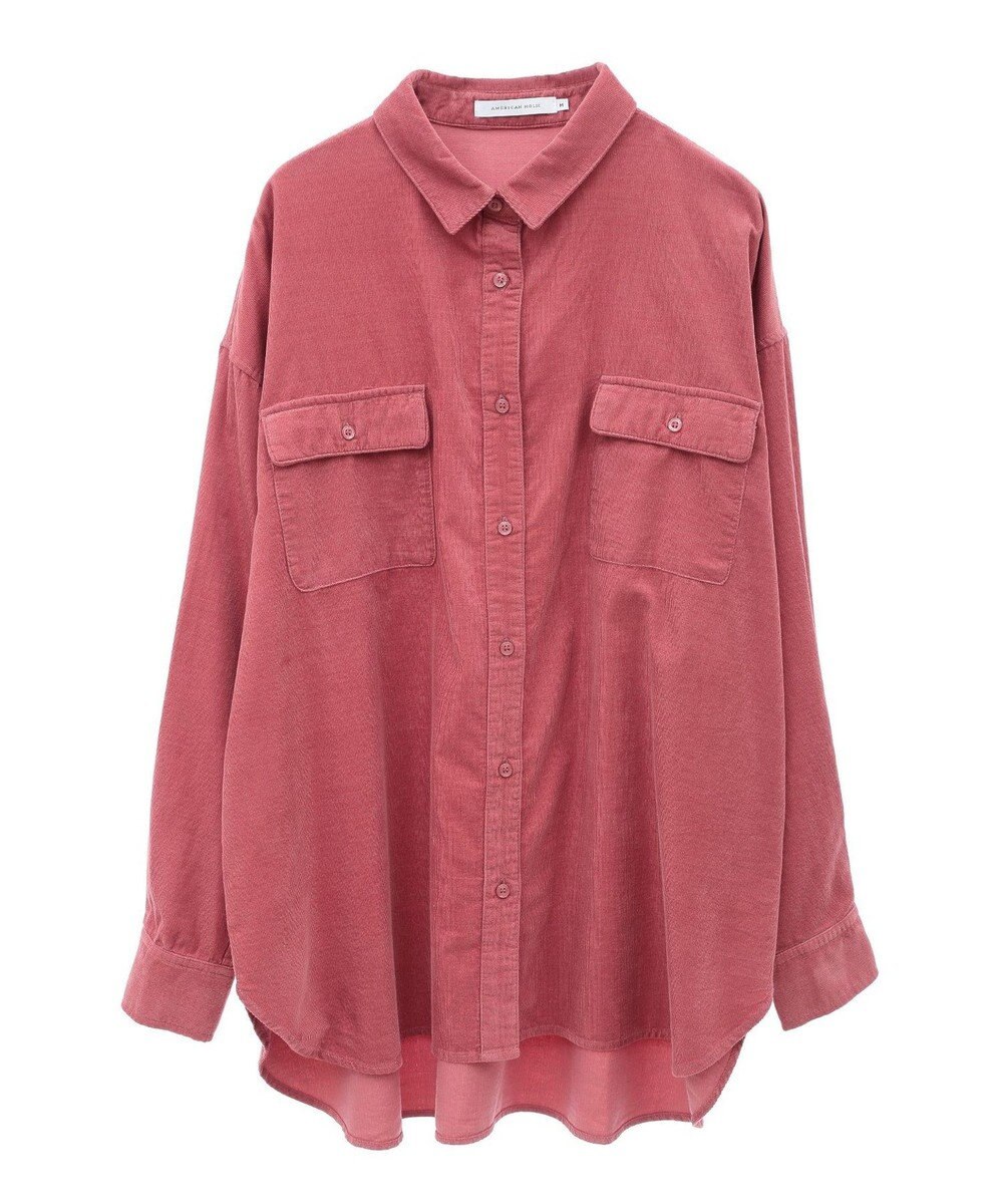 AMERICAN HOLIC Ｗポケットコーデュロイシャツ 