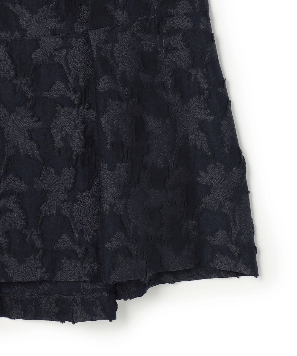 23区 【先行予約】ボタニカル カットジャガード ペプラムブラウス 