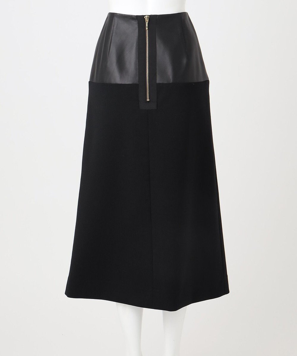 23区 【エステータ】レザードッキング スカート 