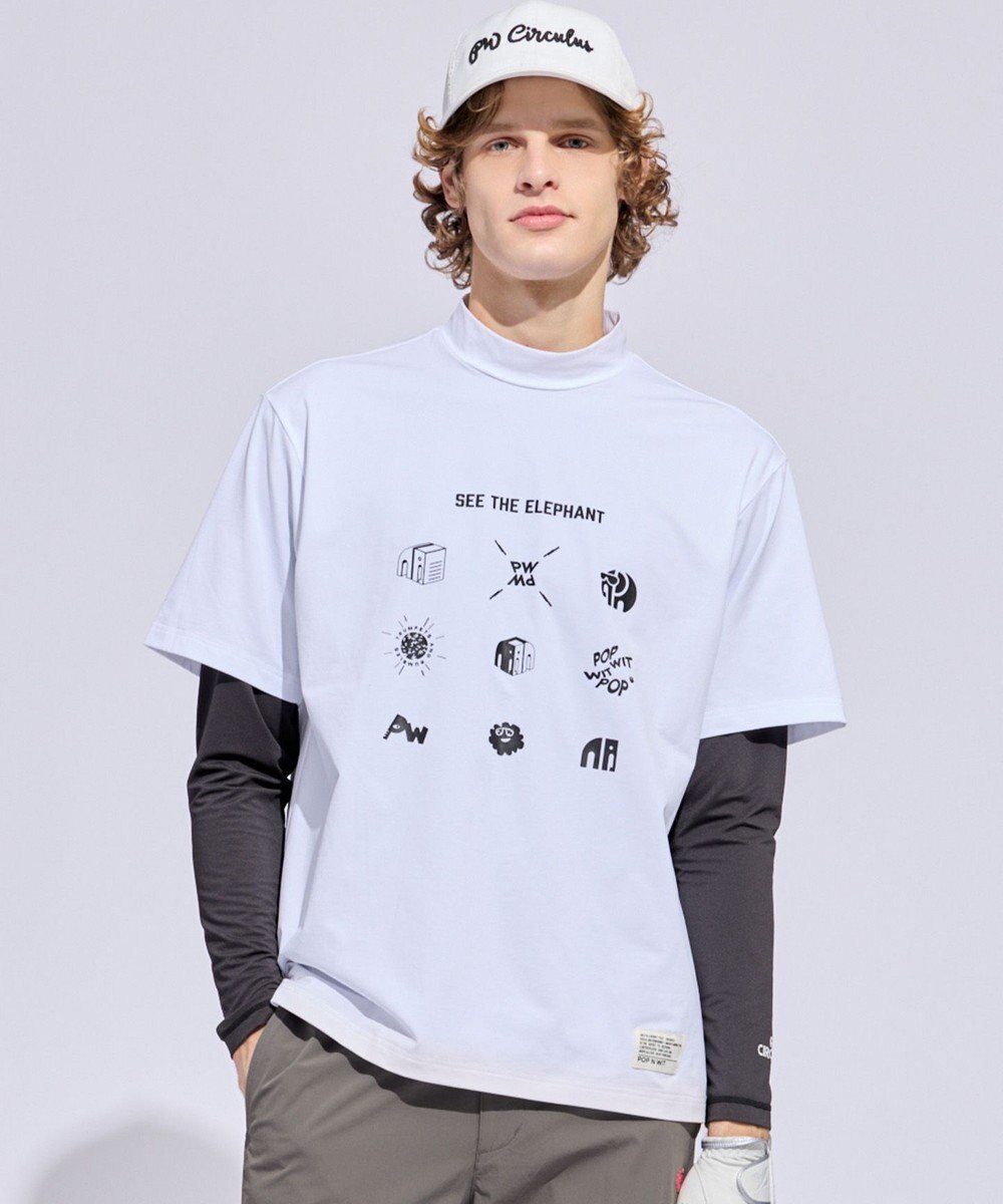 PW CIRCULUS 【MEN】UVメッシュコンビインナーシャツ ゴルフ 