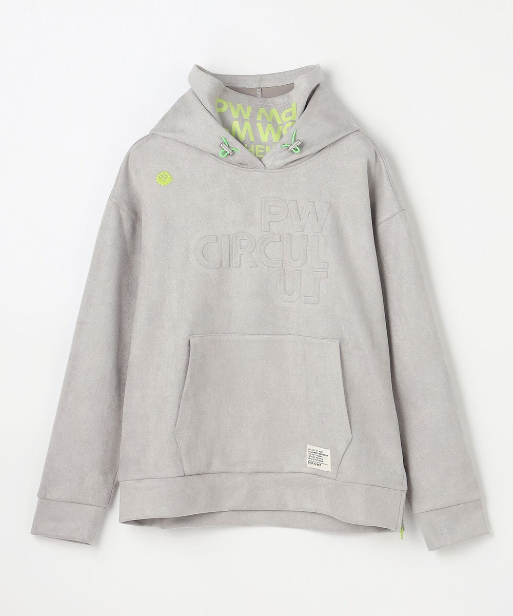 PW CIRCULUS 2025 NEW！【手洗い洗濯可】【WOMEN】スエードライク デタッチャブルフーディ ゴルフウェア レディース 