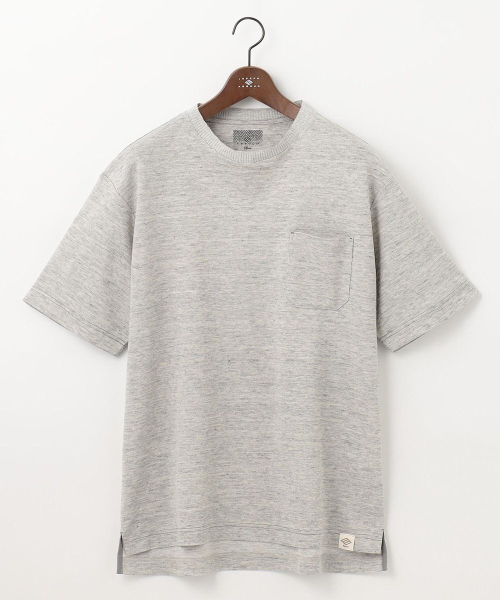 JOSEPH ABBOUD MOUNTAIN 【SPACE／UNISEX】清涼感 リネンハニカム Tシャツ 