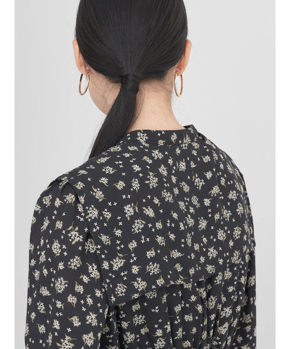 earth music&ecology キンモクセイ柄ワンピース 