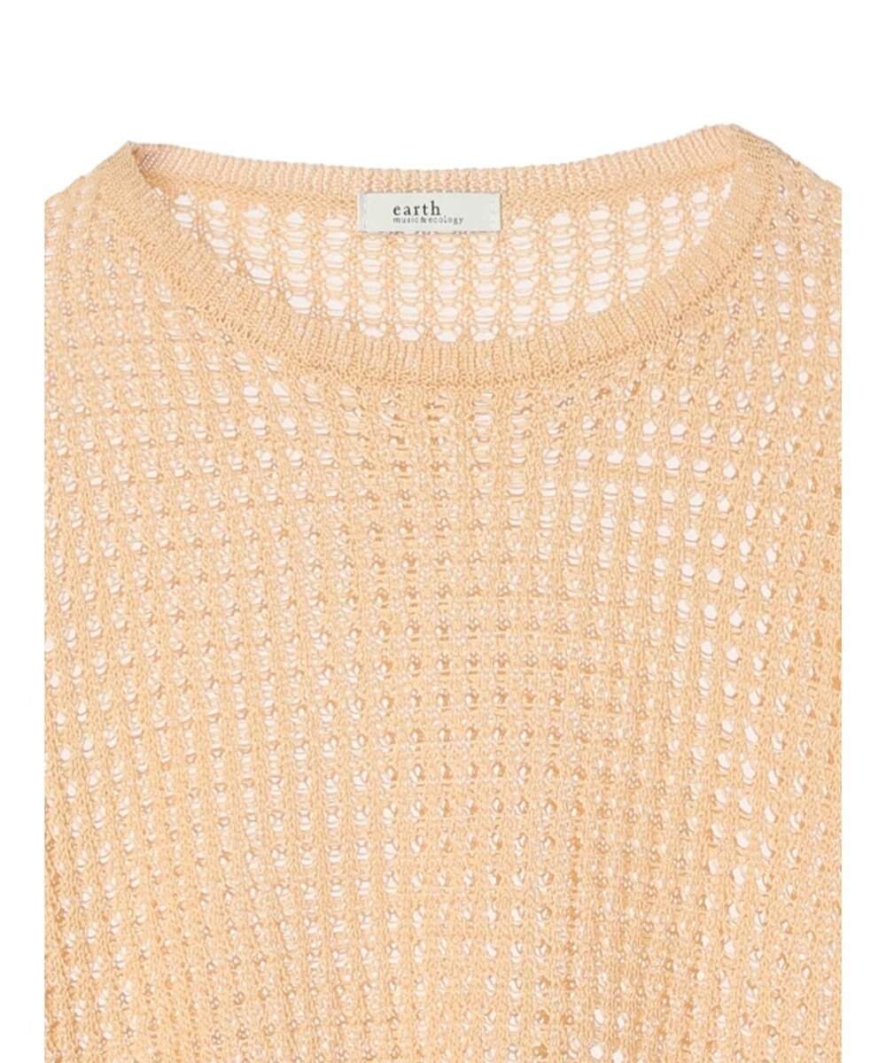 earth music&ecology レーシーニットプルオーバー 