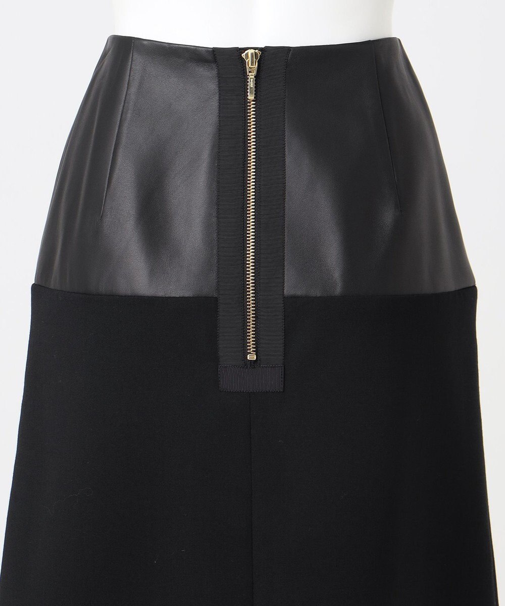 23区 【エステータ】レザードッキング スカート 