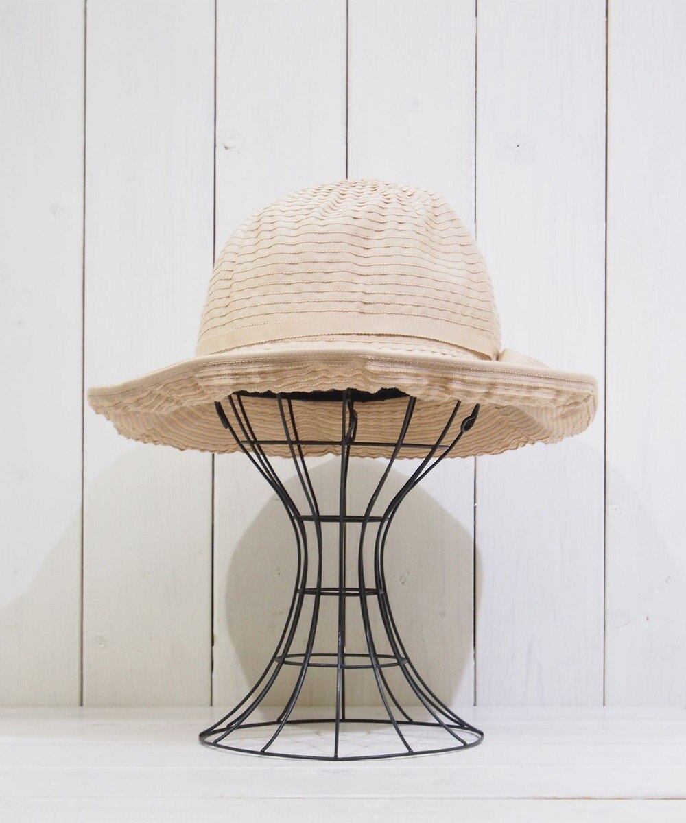 石田製帽 〈25SS新作〉グログランリボン ソフトハット 