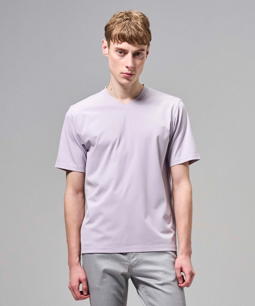 JOSEPH HOMME 【新色追加】ハイゲージベアスムース　VネックＴシャツ 