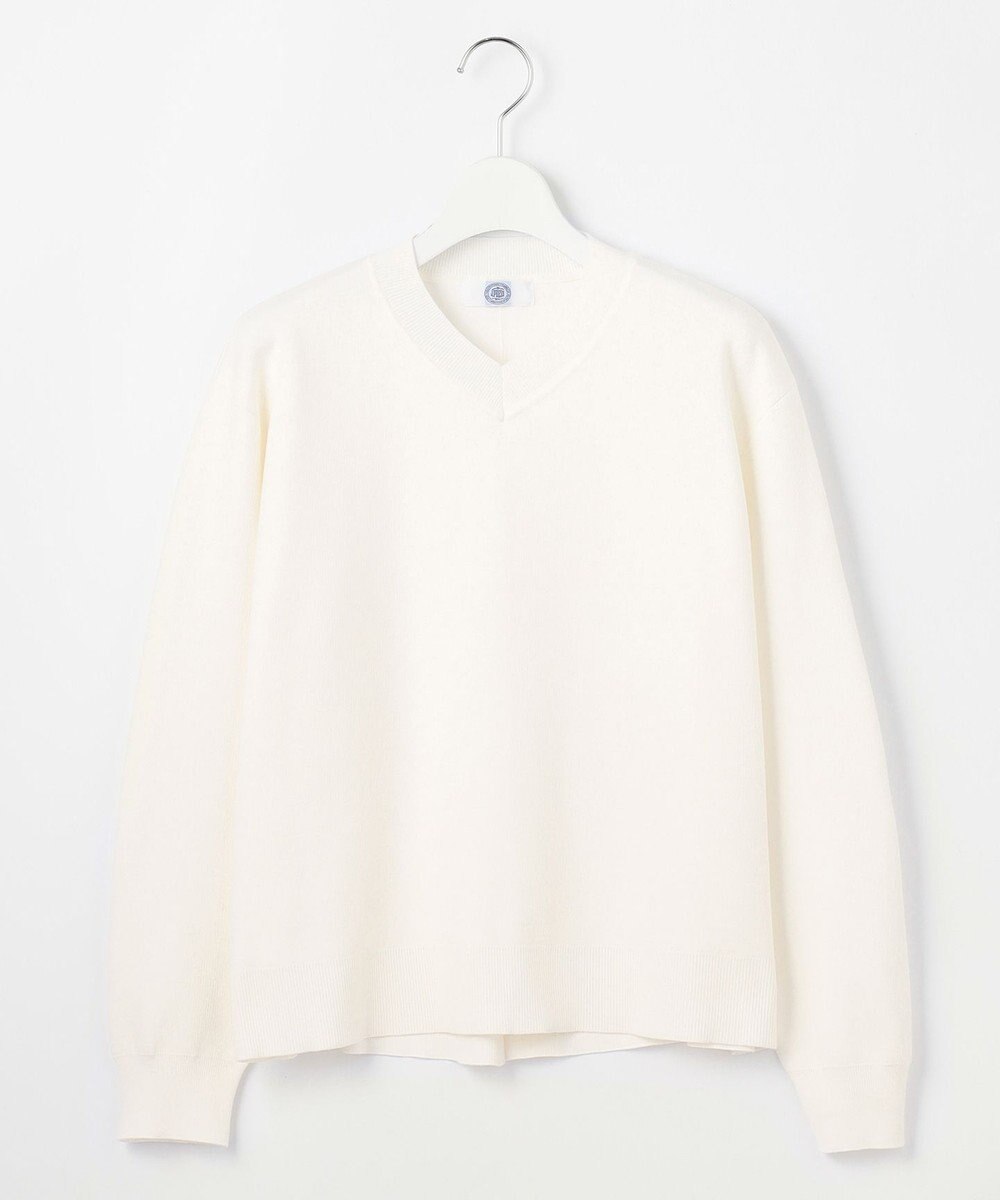 J.PRESS LADIES L 【洗える】FINE SWEAT ニット 