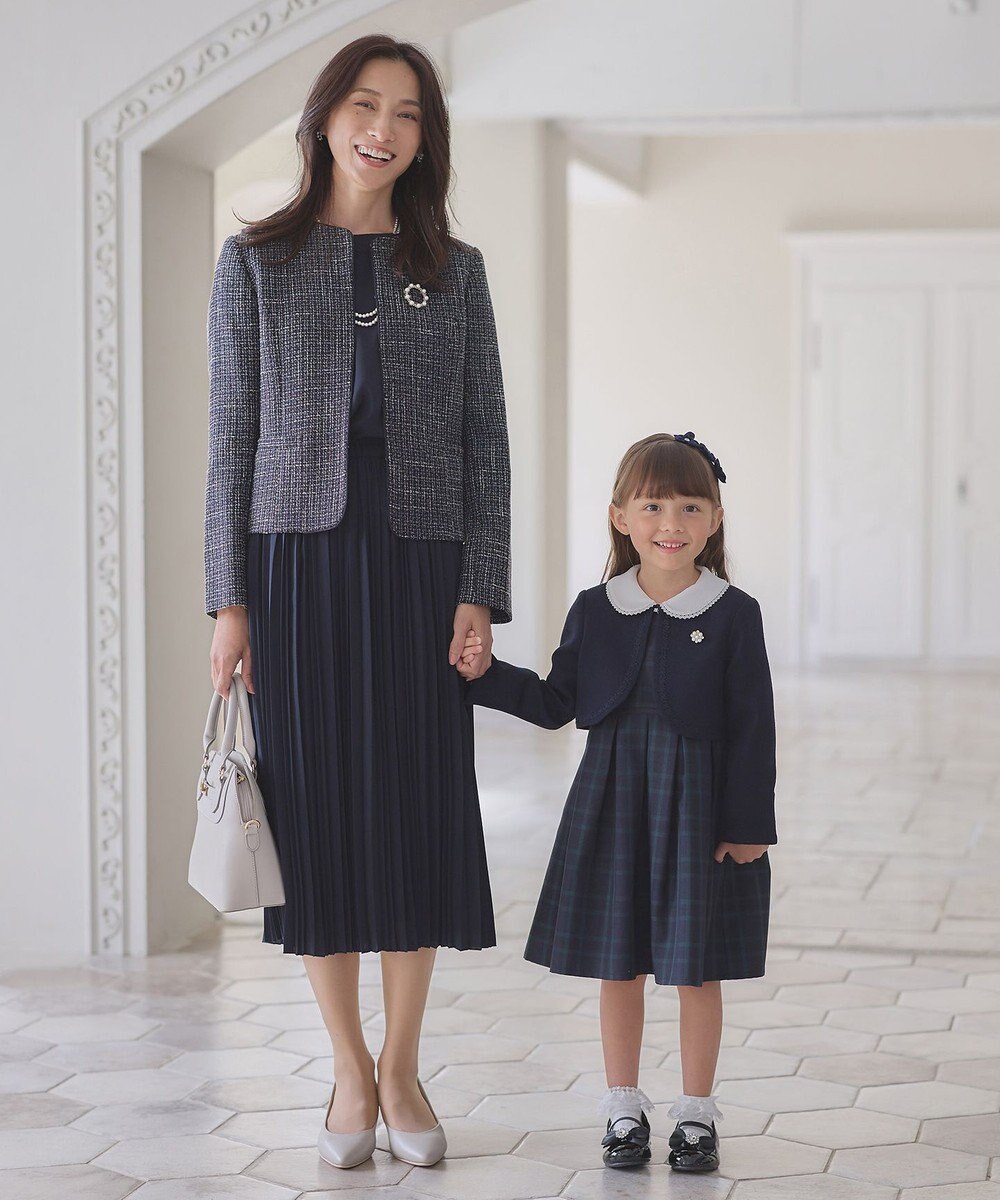 ANY KIDS ノーカラー ボレロ ジャケット 