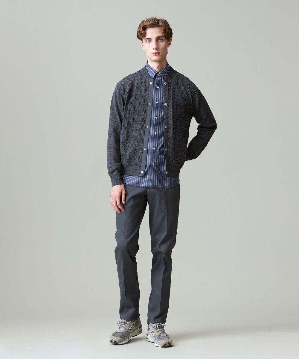 J.PRESS MEN KANEMASA マルチストライプジャージ シャツ 