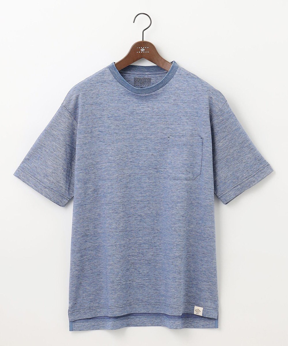 JOSEPH ABBOUD MOUNTAIN 【SPACE／UNISEX】清涼感 リネンハニカム Tシャツ 