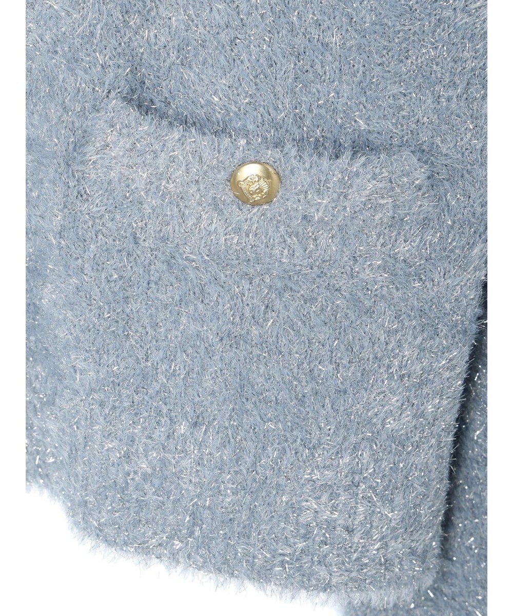 earth music&ecology キラキラシャギーカーディガン 