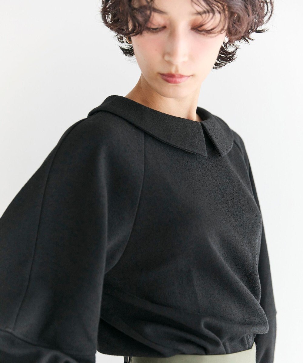 #Newans 【セレモニーにも/洗濯機可】ランタンスリーブブラウス 