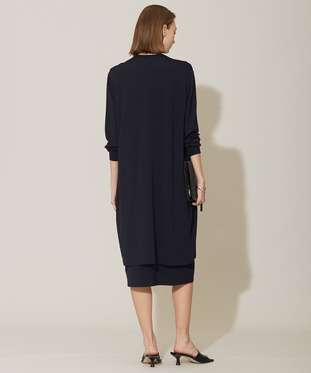 ICB L 【WEB限定カラーあり・接触冷感・UVケア・洗える】 シンセティックハイゲージ ロングカーディガン 