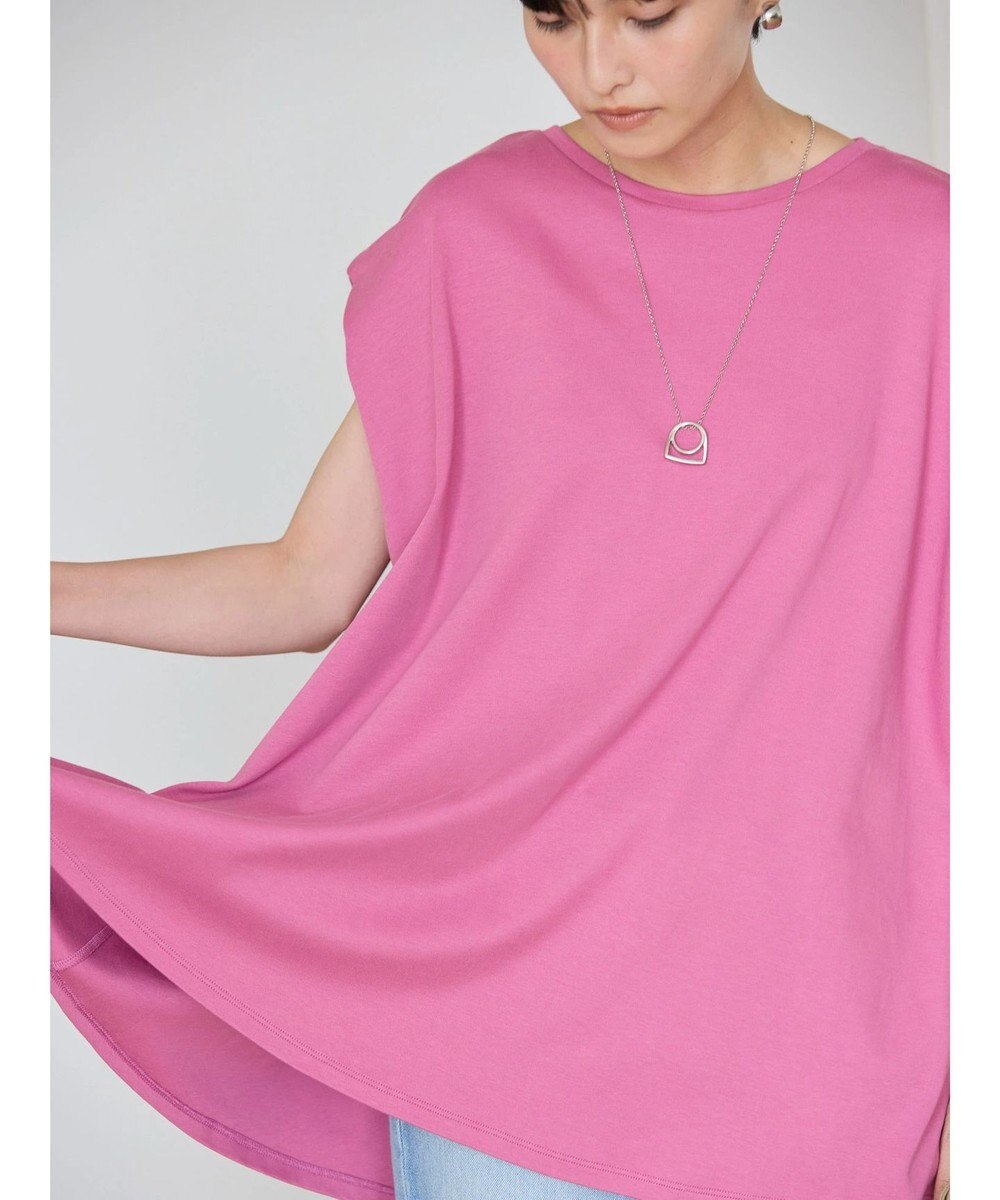 AMERICAN HOLIC 接触冷感フレンチスリーブカットチュニック 