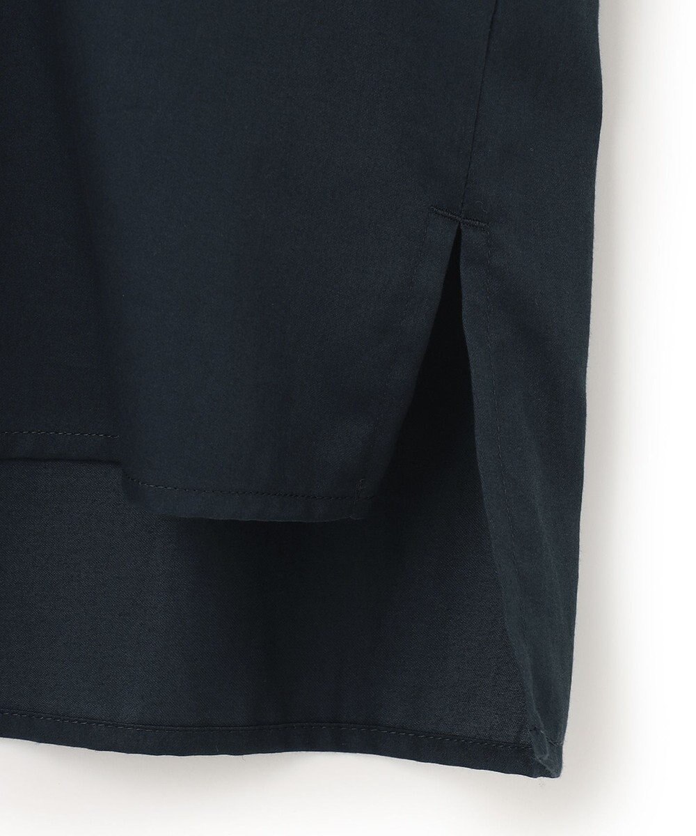 ICB 【洗える】コットンサテン　フレアスリーブブラウス 