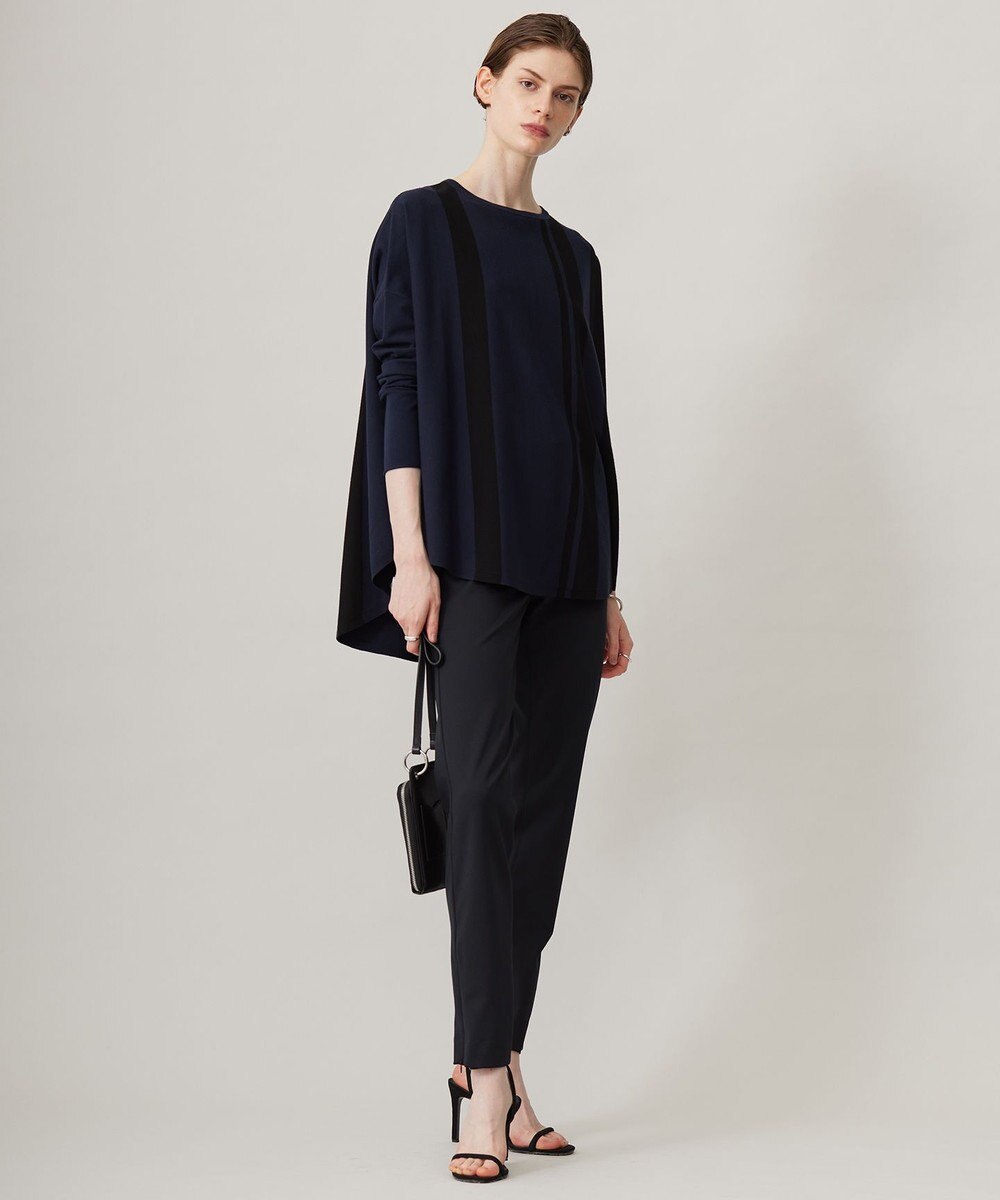 ICB 【洗える】 ヴィスコースワイド 配色デザインプルオーバー 