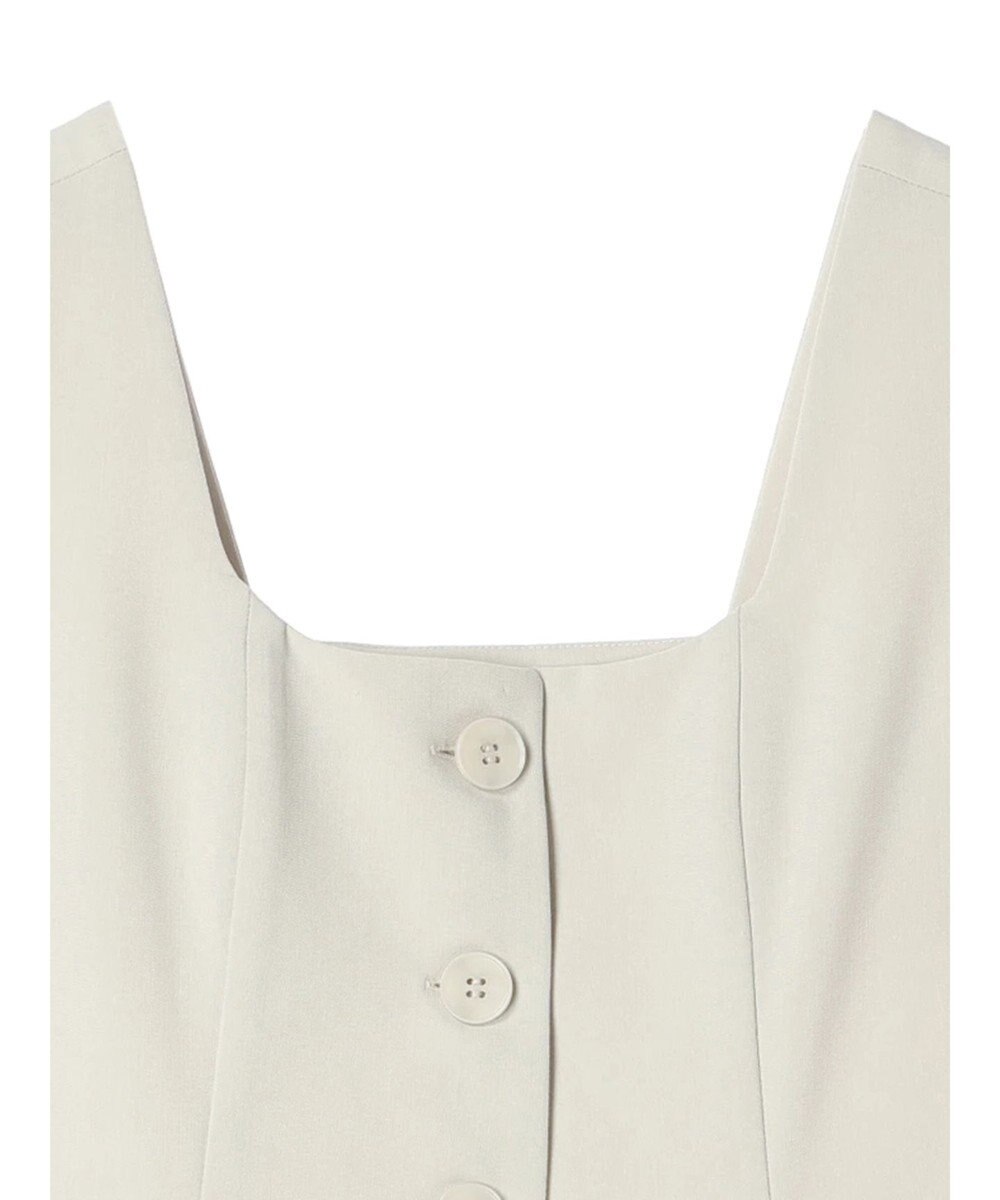 YECCA VECCA リネンライクビスチェベスト 