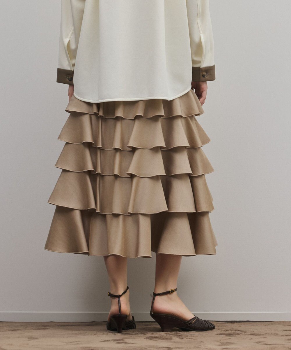GRACE CONTINENTAL ティアードフリルスカート 