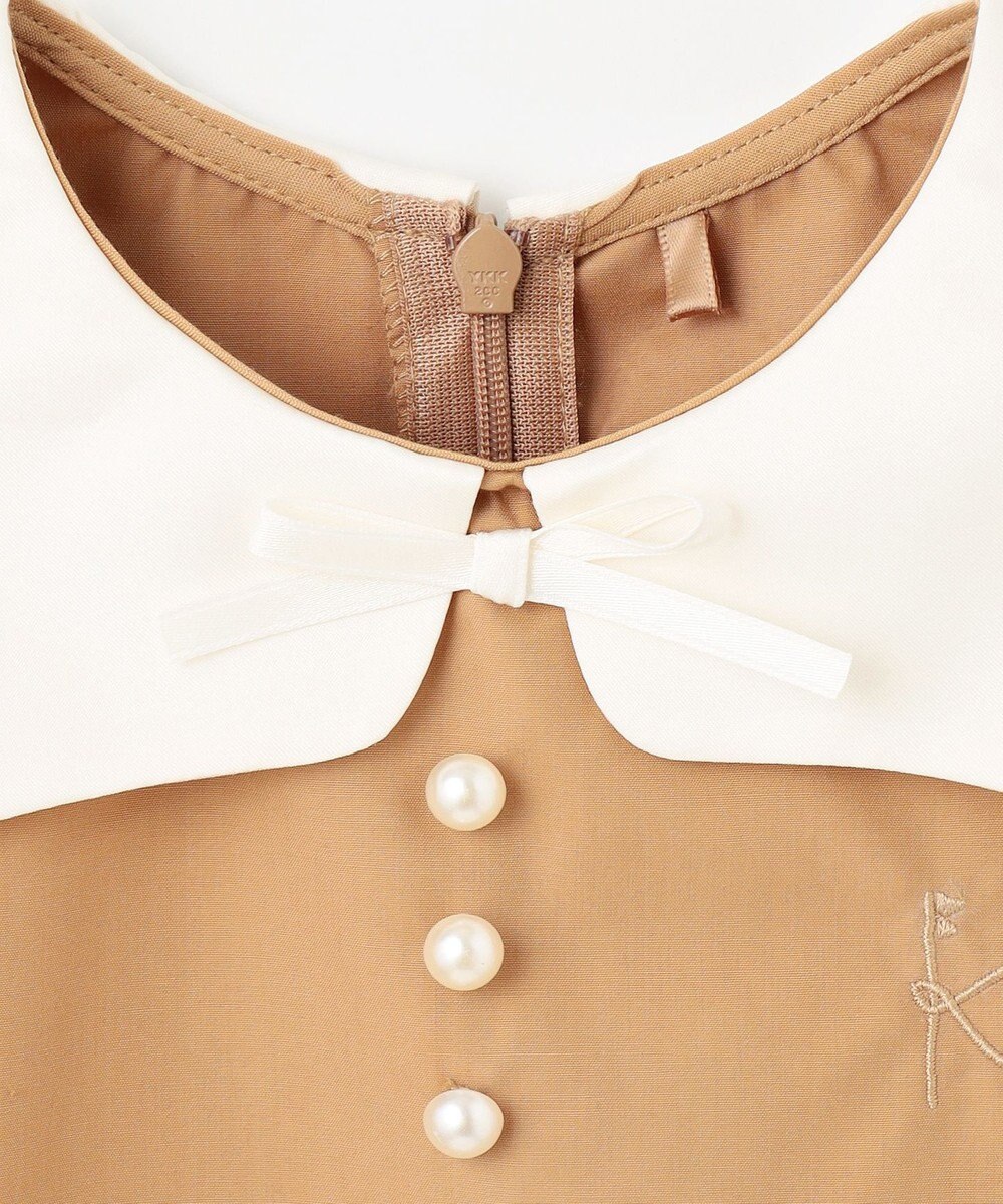 組曲 KIDS 【110-140㎝】カーブカラー ワンピース 