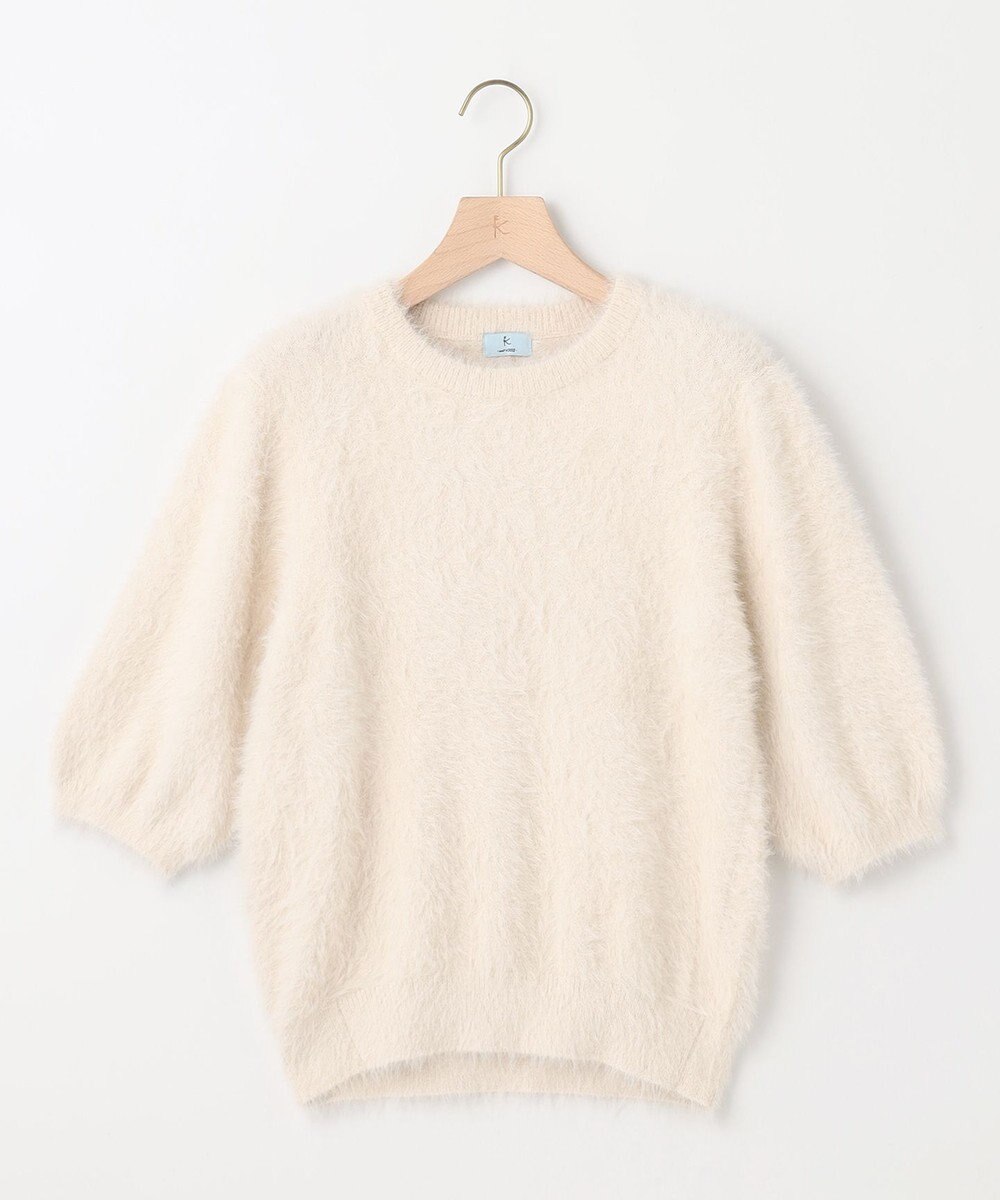 組曲 ナイロンファー半袖プルオーバー 