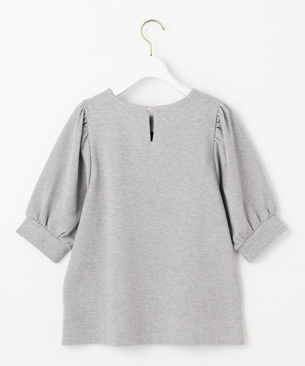 ANY SIS S シャイニーラメパフスリーブ カットソー 