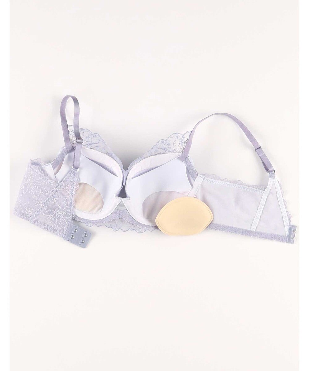 AMPHI ブラジャー ふっくらまる胸キープ 脇高設計 背中をスムージング Gカップまで対応 大きいサイズ 【Hold Day Bra ホールドデイブラ】 ブラ BYJ382 アンフィ／ワコール 