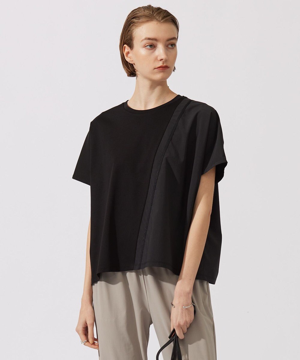 ICB 【洗える】シルケットコンビスムース カットソー 