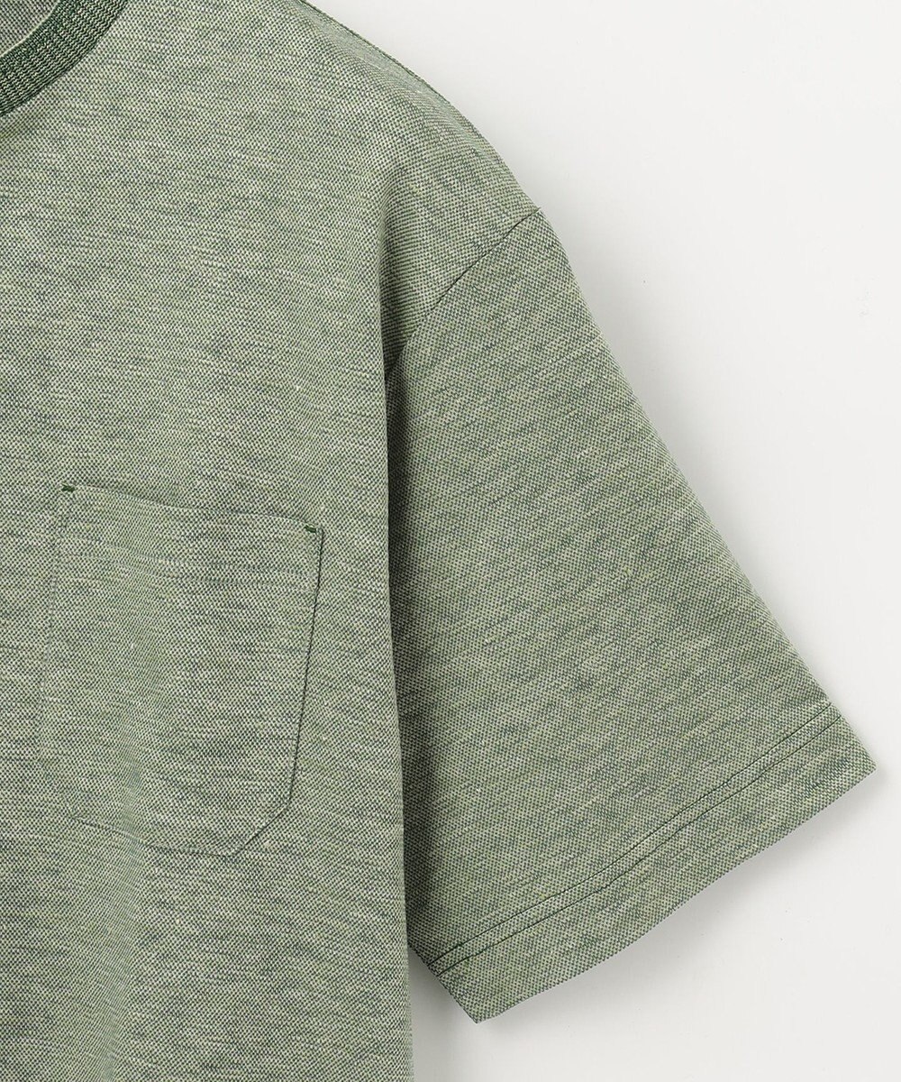 JOSEPH ABBOUD MOUNTAIN 【SPACE／UNISEX】清涼感 リネンハニカム Tシャツ 