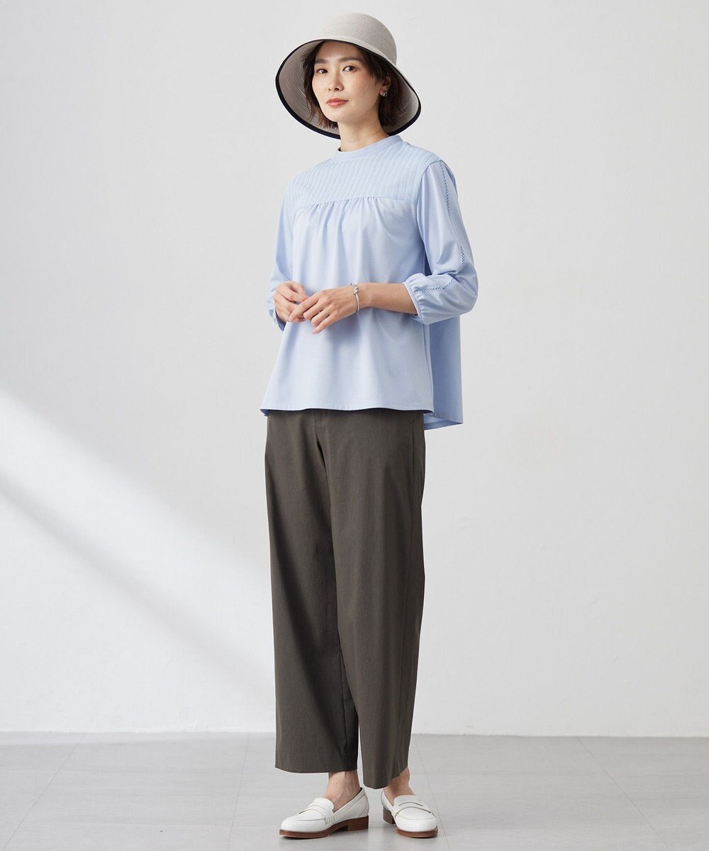 J.PRESS LADIES 【WEB限定カラーあり・洗える・UVカット・畳める】BRAID HAT 