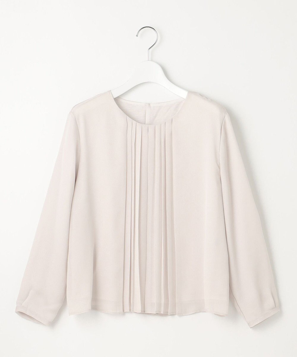 J.PRESS LADIES S プリーツシフォン カットソー 