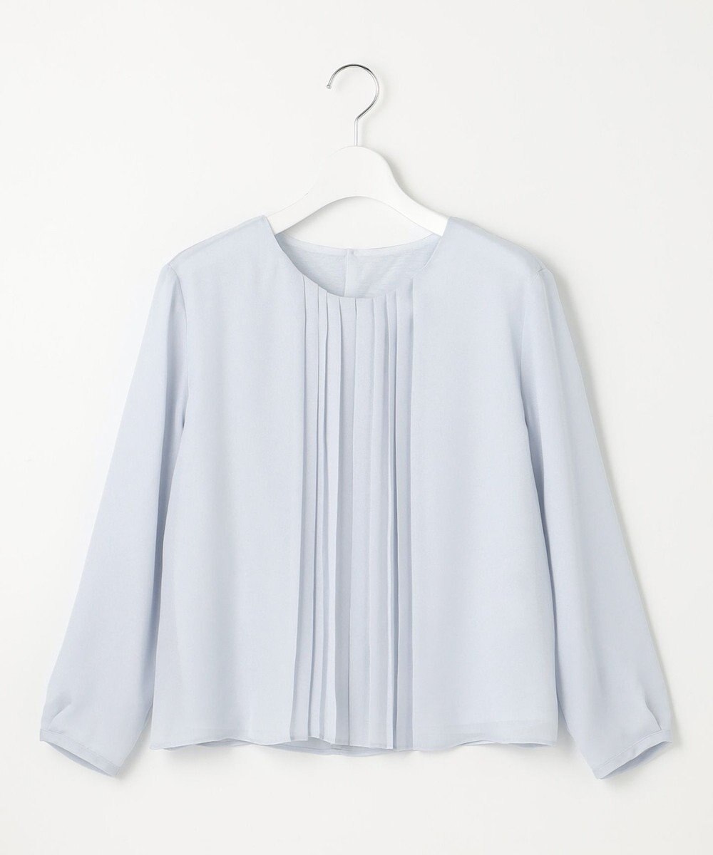 J.PRESS LADIES S プリーツシフォン カットソー 