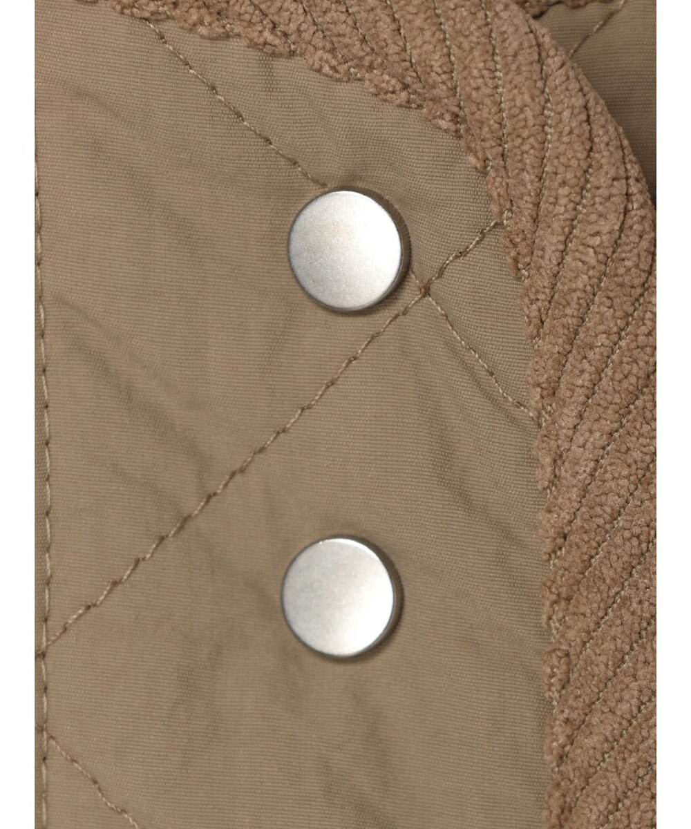 Green Parks キルティングミドル丈コート 