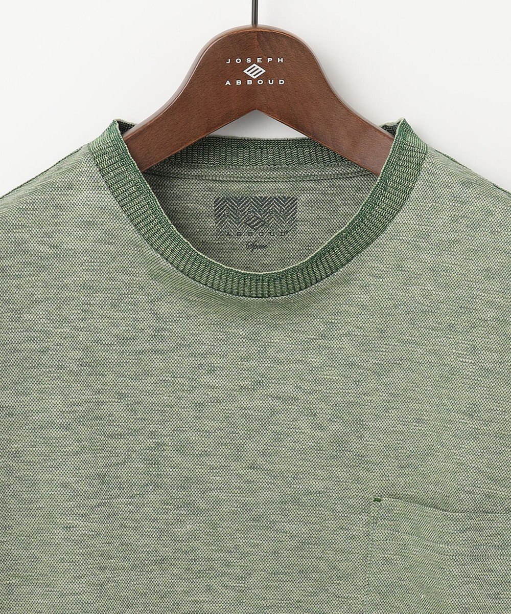 JOSEPH ABBOUD MOUNTAIN 【SPACE／UNISEX】清涼感 リネンハニカム Tシャツ 