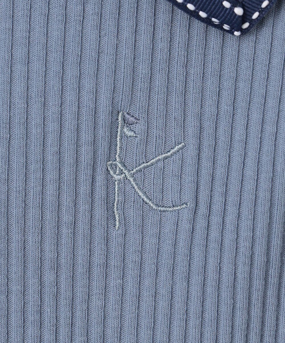 組曲 KIDS 【110-140㎝】 セーラーカラー リブトップス 