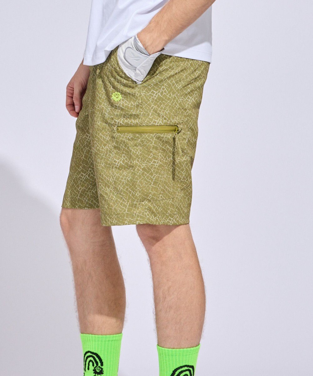 PW CIRCULUS 【MEN】ドライタッチ エレファント総柄プリントショートパンツ ゴルフ 