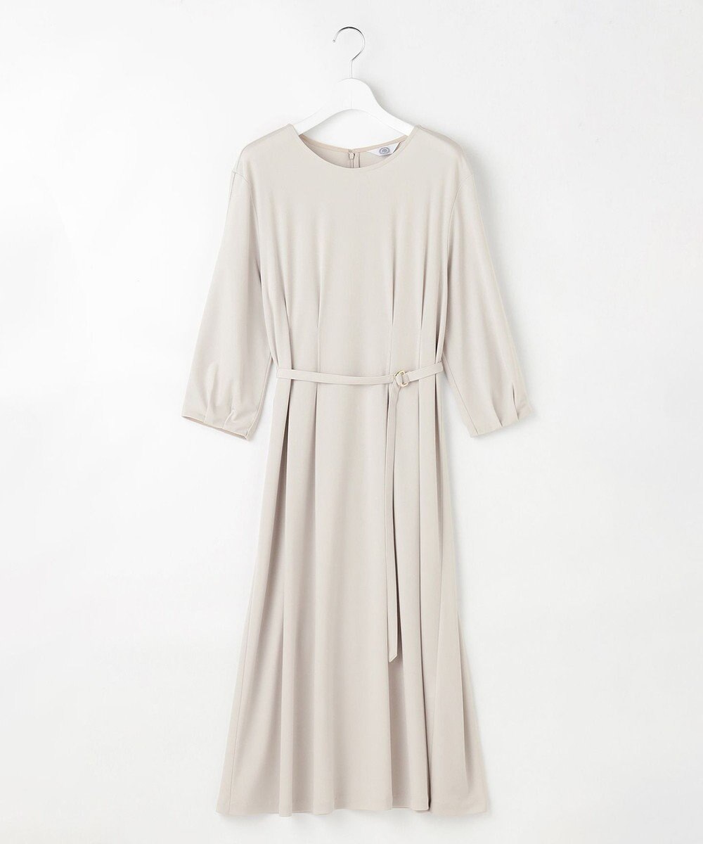 J.PRESS LADIES トリアセスムース フレア ワンピース 