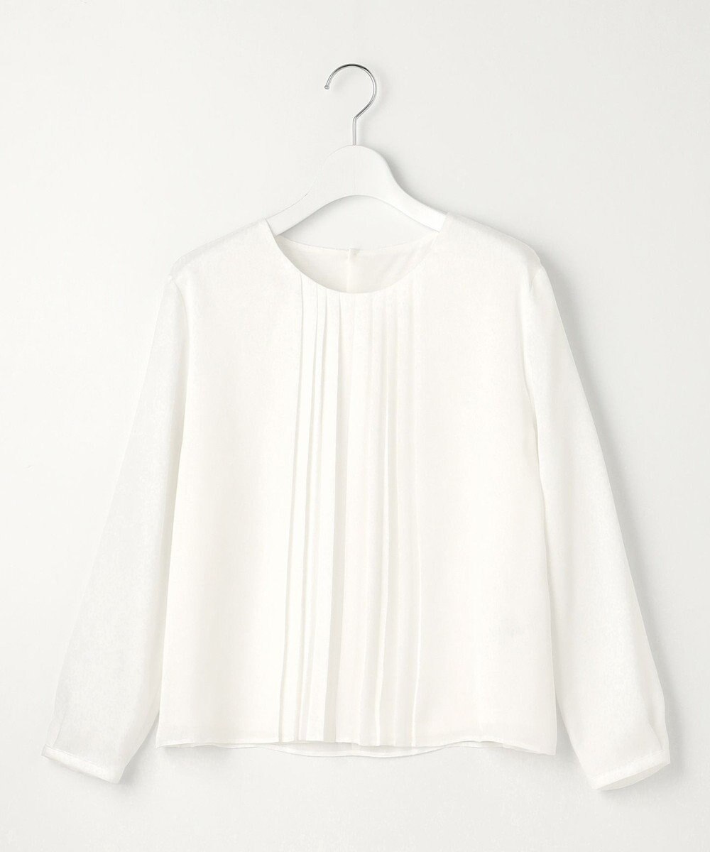 J.PRESS LADIES S プリーツシフォン カットソー 