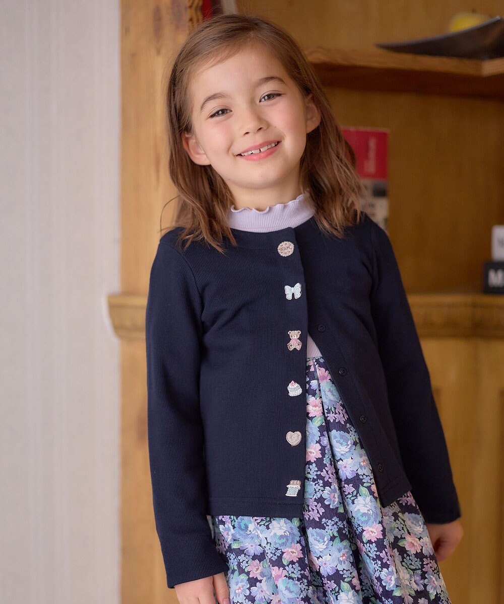 ANY KIDS スイーツ スナップボタン カーディガン 