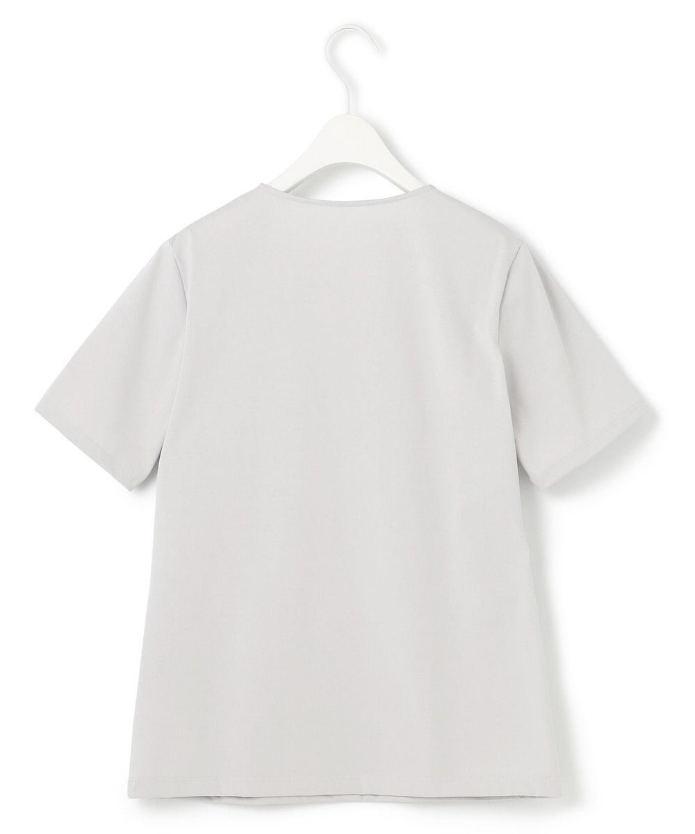 ICB L 【接触冷感・UVケア・防シワ・洗える】スーペリアジャージー 半袖Vネックプルオーバー 