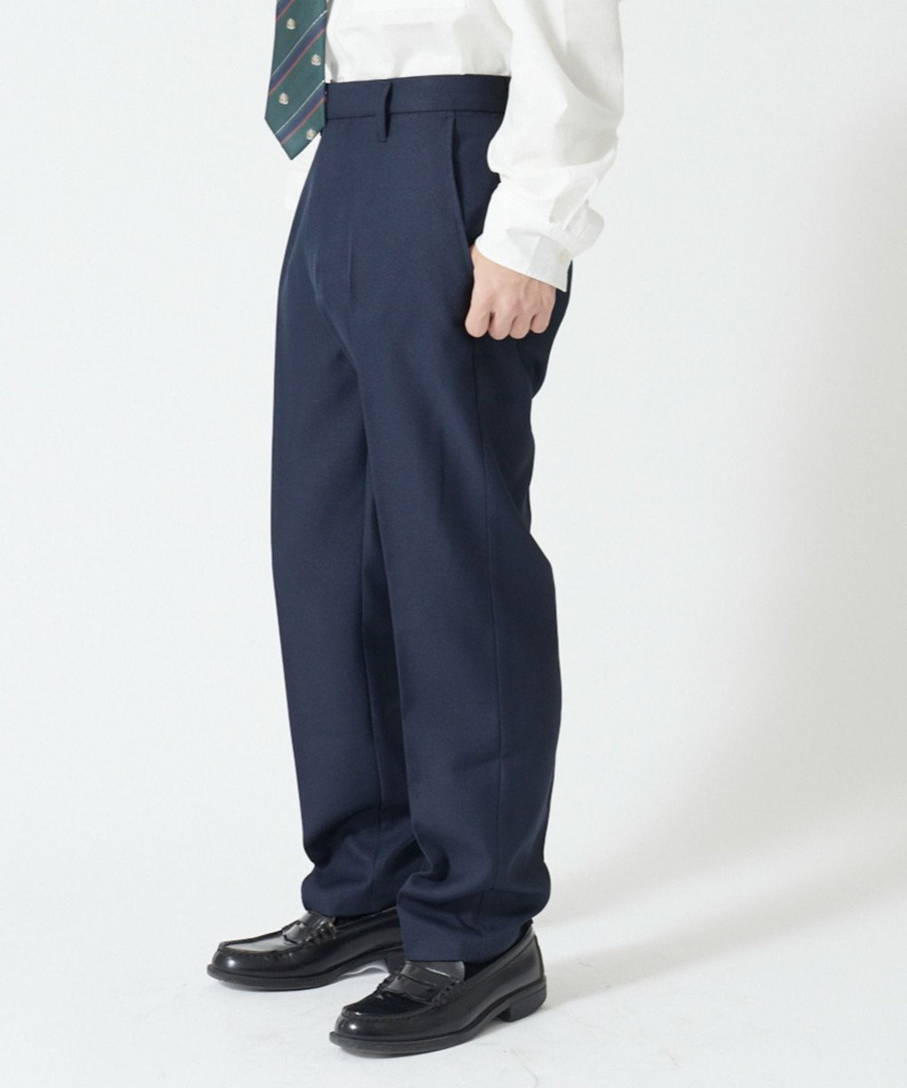 WEGO 【SCHOOLITEM】メンズスクールスリムスラックス 