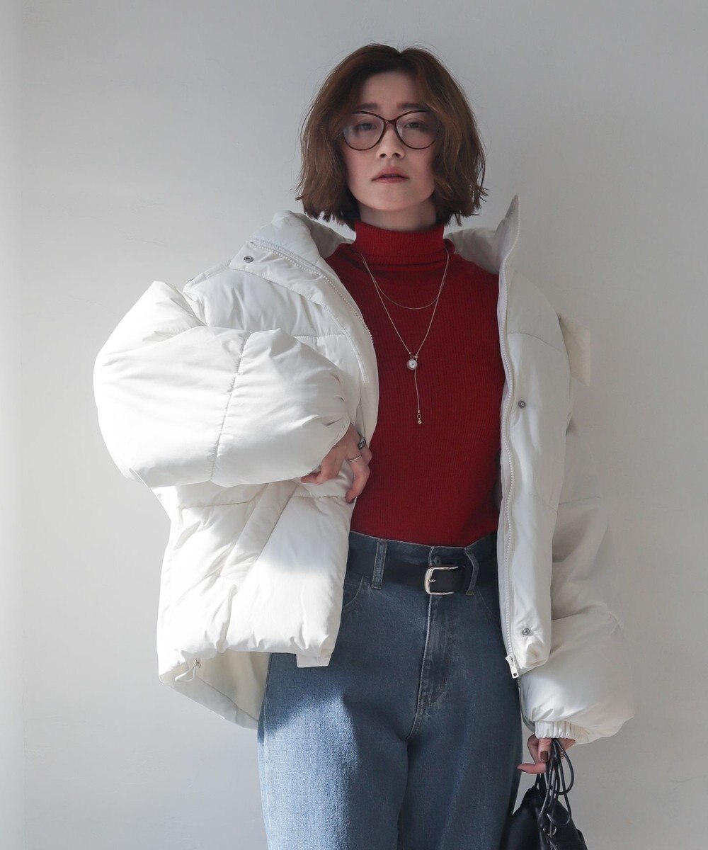 WEGO 【25年秋冬新作/SMサイズ展開】2WAYフードパファーブルゾン 