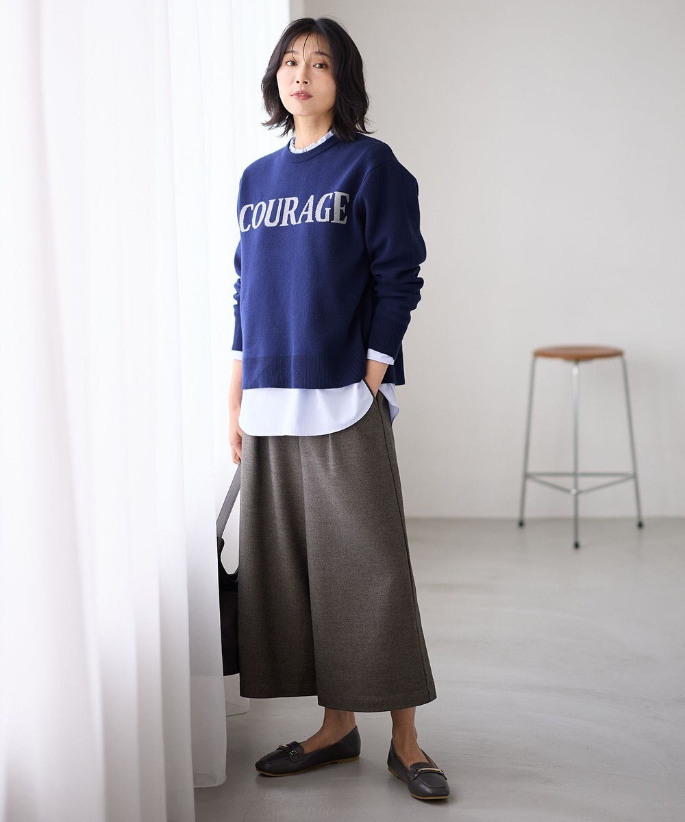 ANY 【手洗い可能/抗菌防臭/UVカット/速乾】フリルモックブラウス 