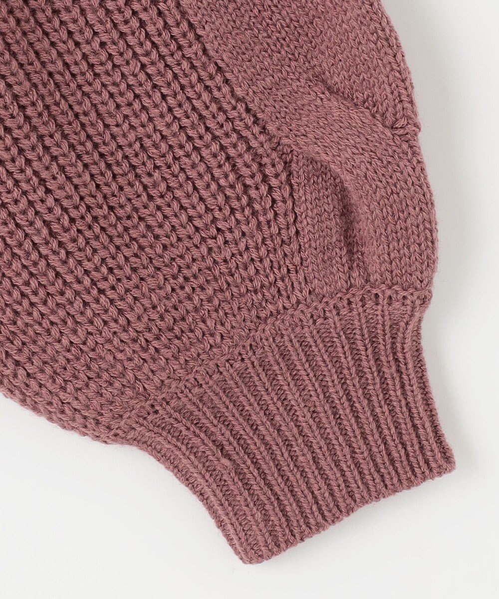 Feroux 【洗える】サイドケーブルバルキー カーディガン 