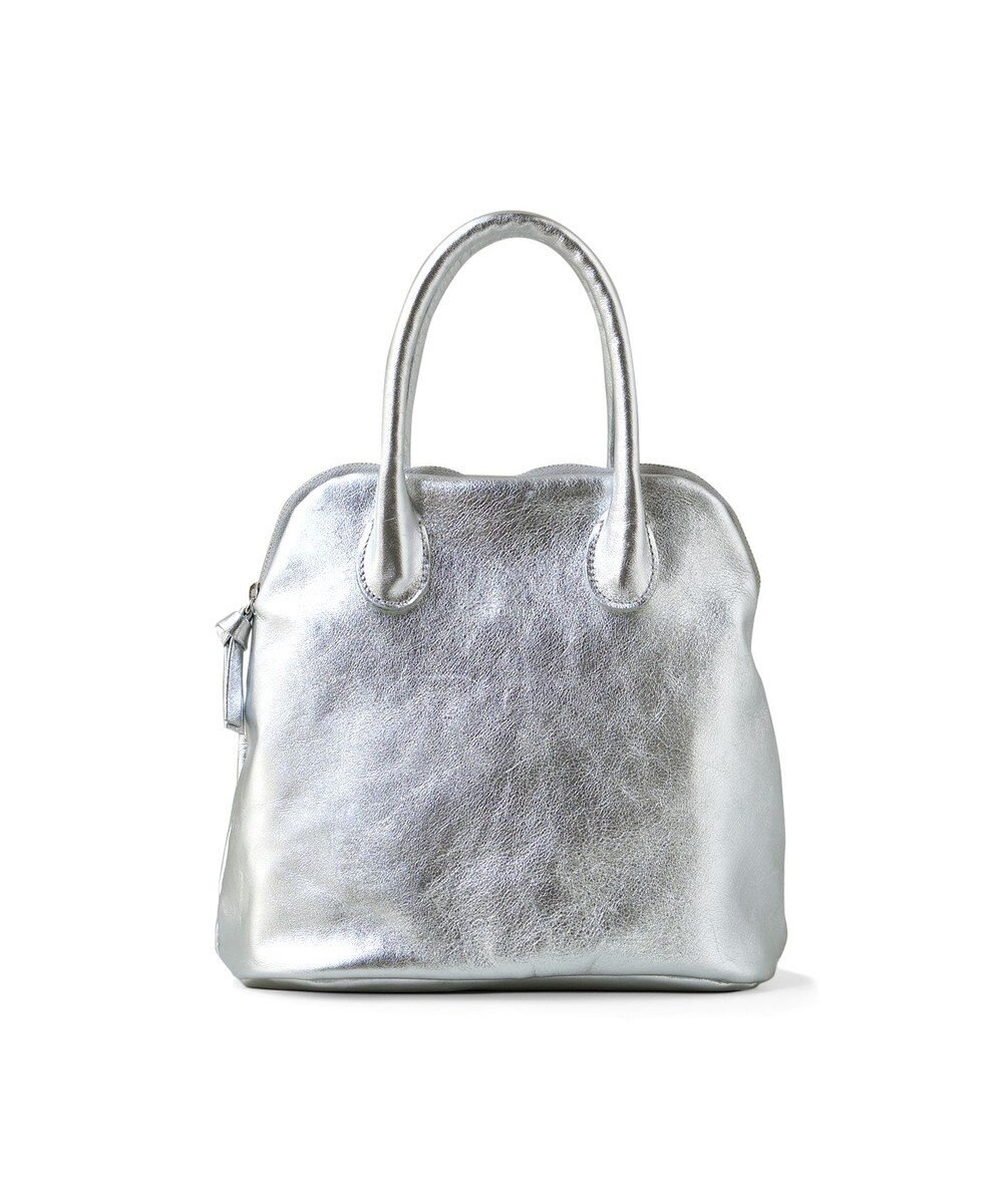 FOLNA RD ホイルレザーブガッティボストンバッグ 